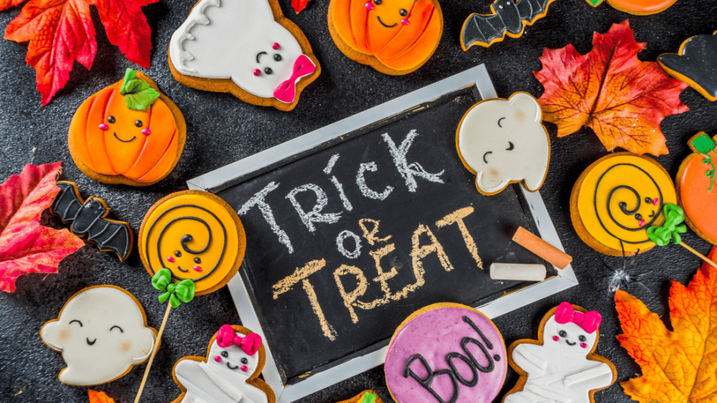 Trick or treat Halloween Cookies